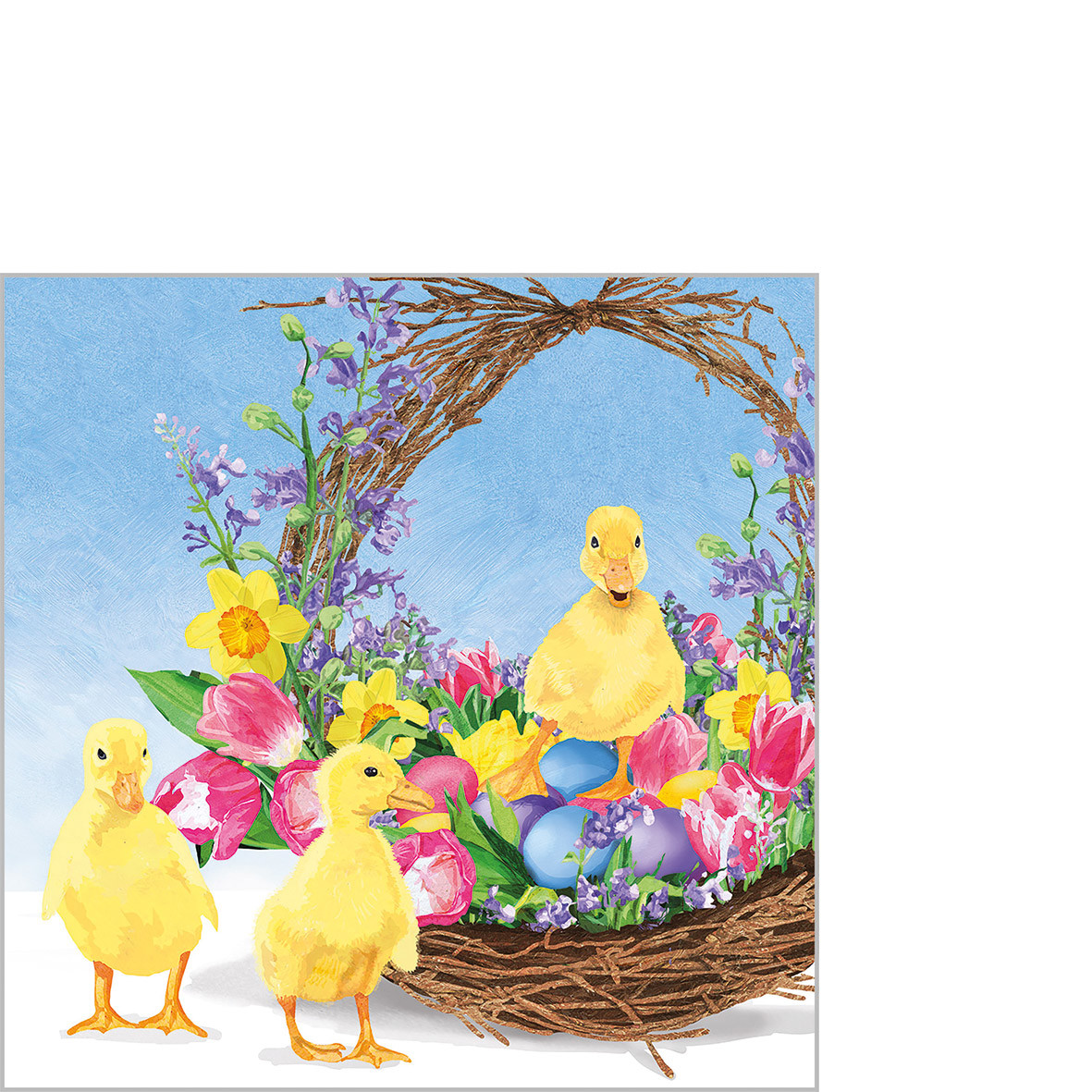 Les Canettes Napkin 25x25