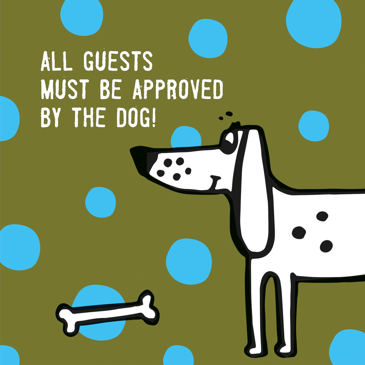Dog Approved Napkin 33x33