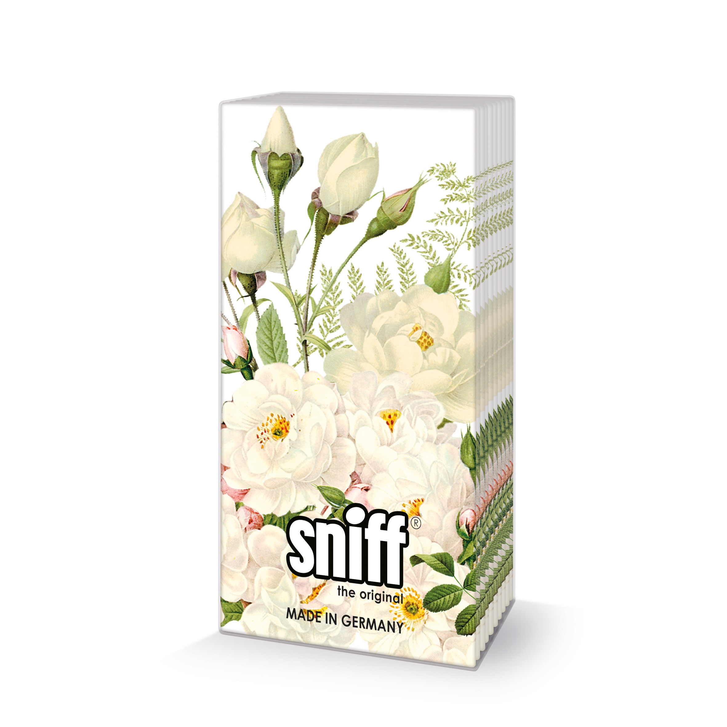 Roses Blancs Sniff Tissue