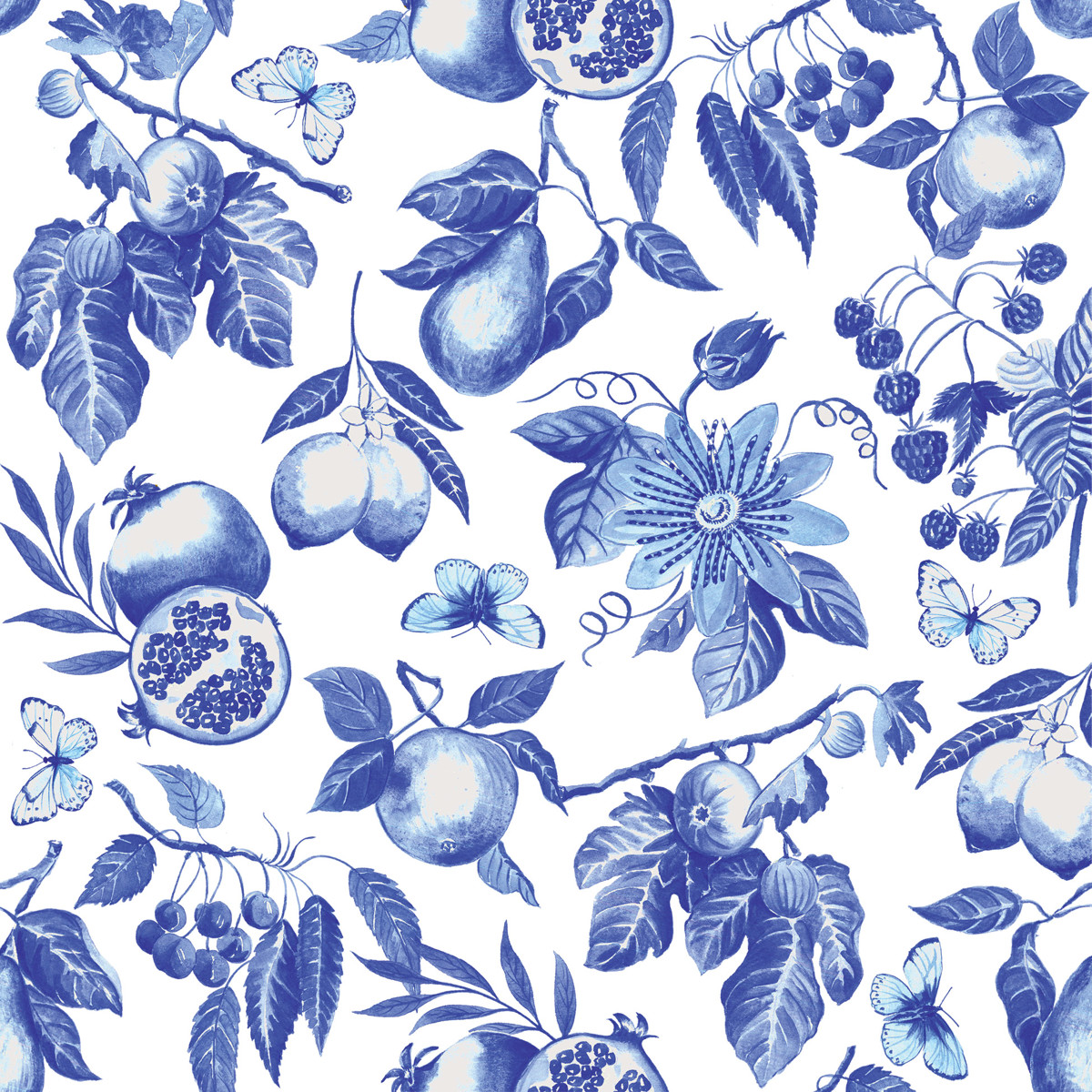 Blue Toile Napkin 33x33