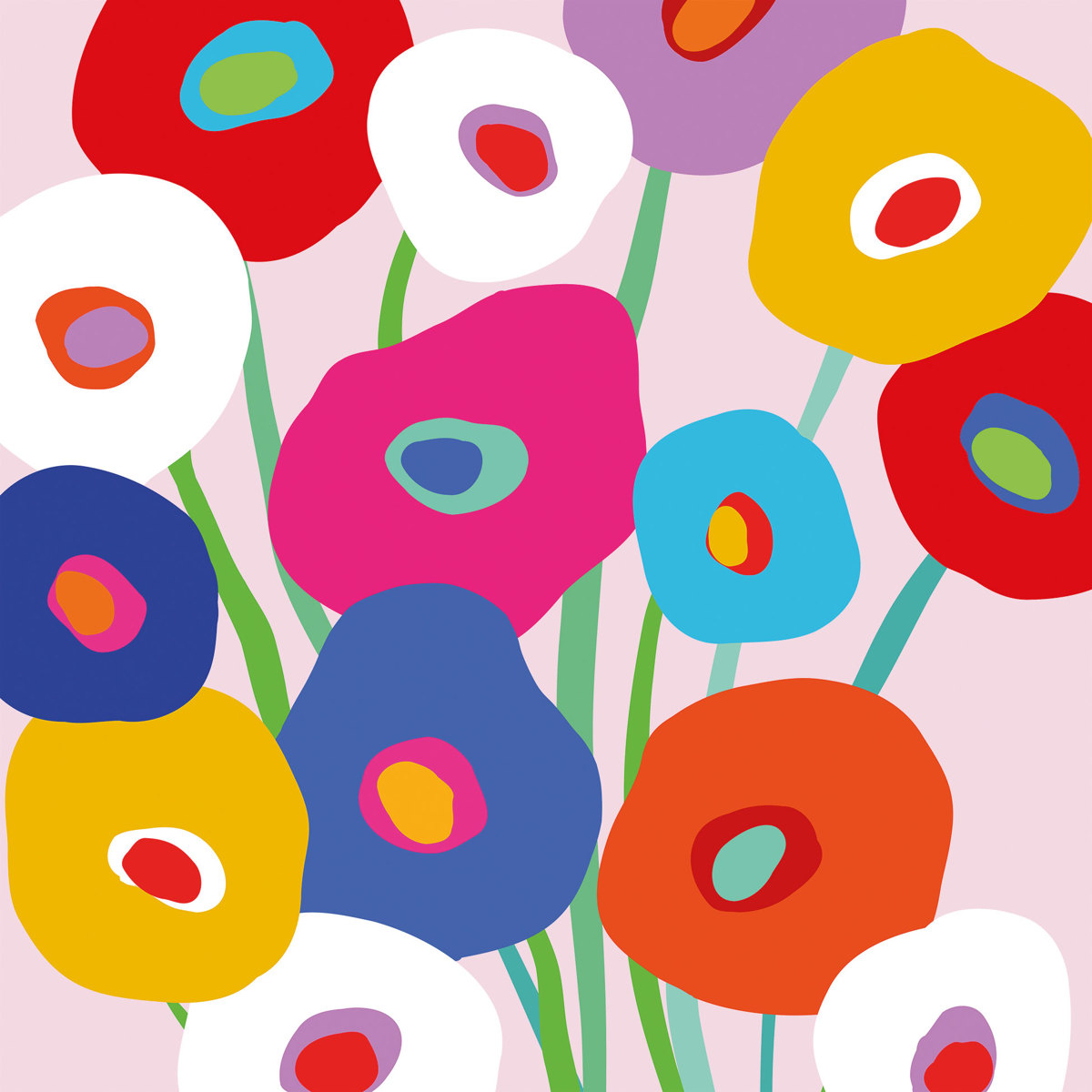 Super Bloom Napkin 33x33 Super Bloom Napkin 33x33