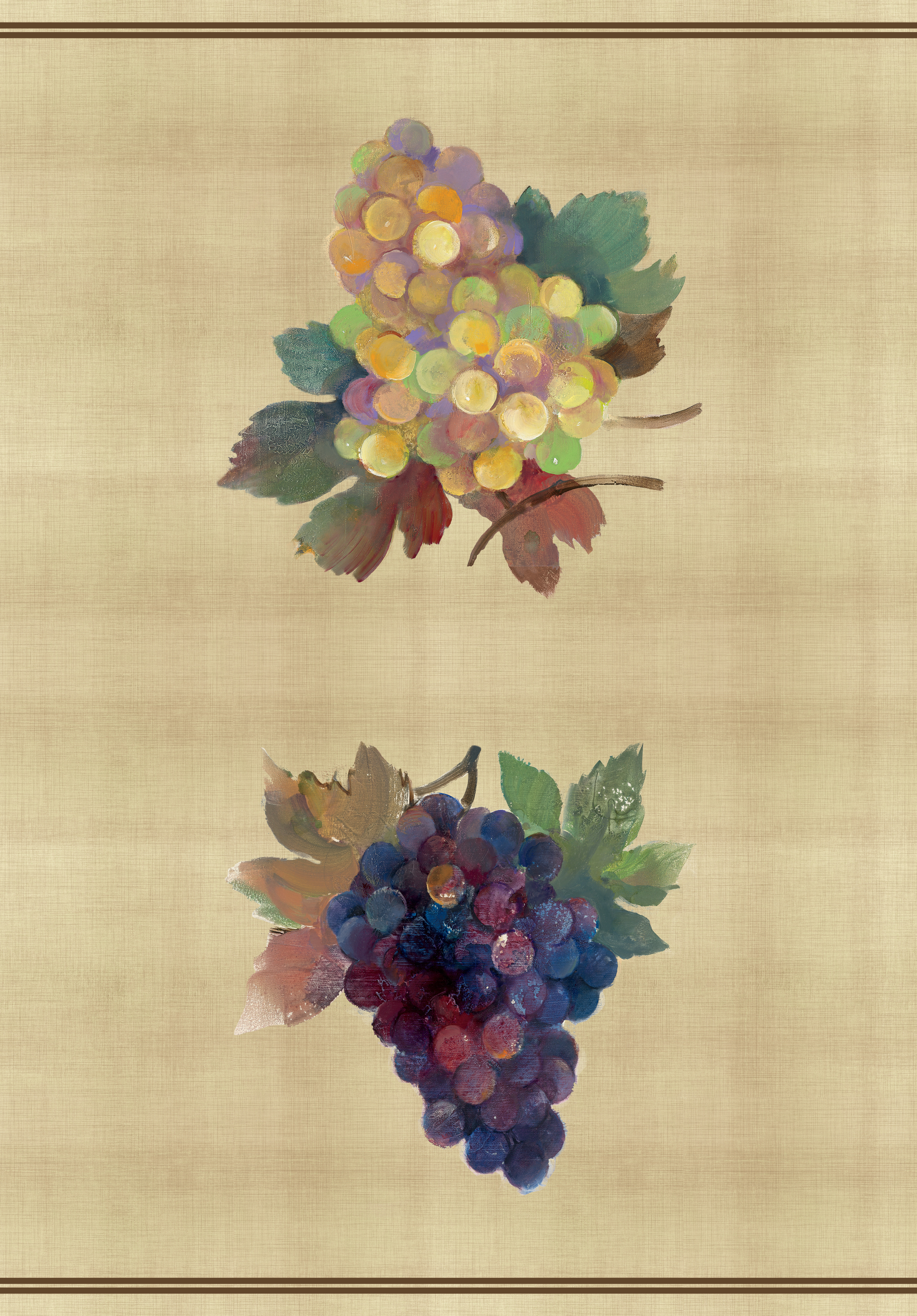 Wine Country Red Tea Towel
