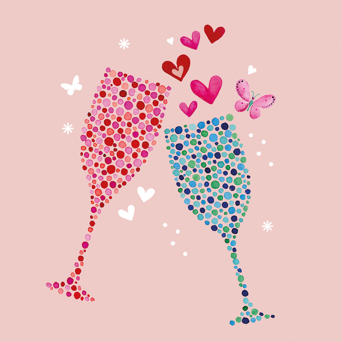 Cheers to us Napkin 33x33