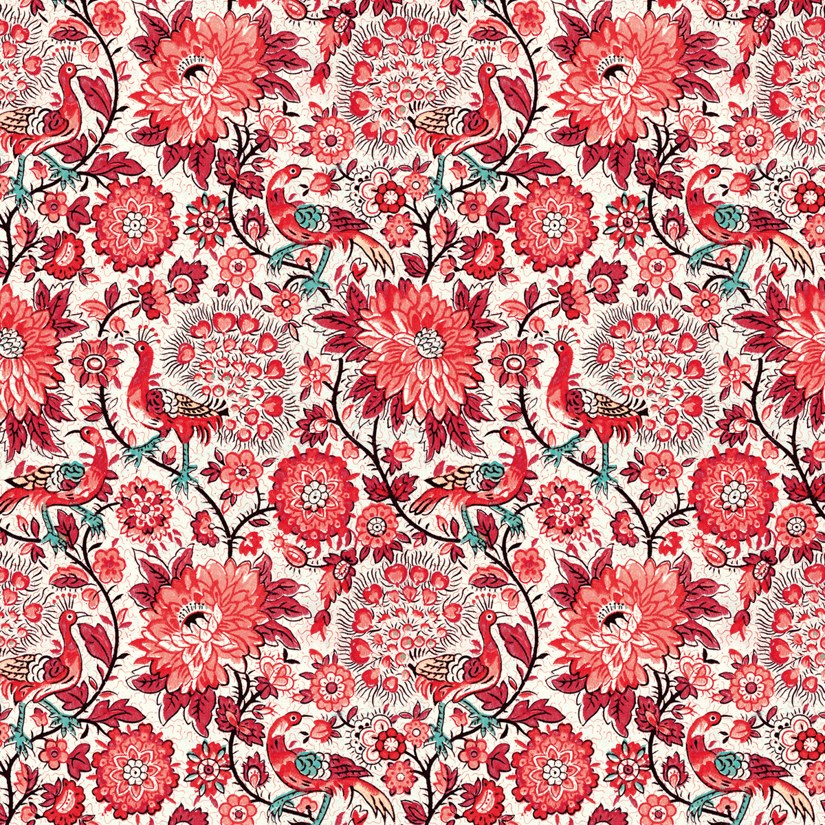 Pavone rosso 33x33 cm Pavone rosso 33x33 cm