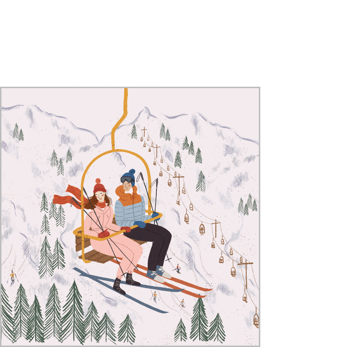 Zermatt Napkin 25x25