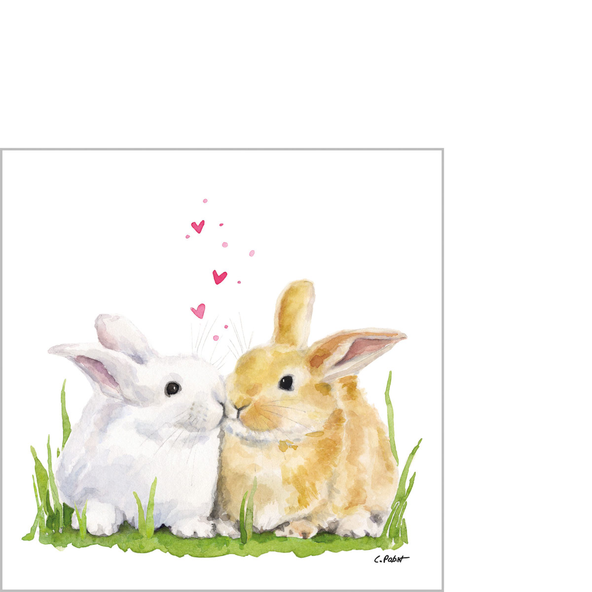 Easter Kiss Napkin 25x25 Easter Kiss Napkin 25x25
