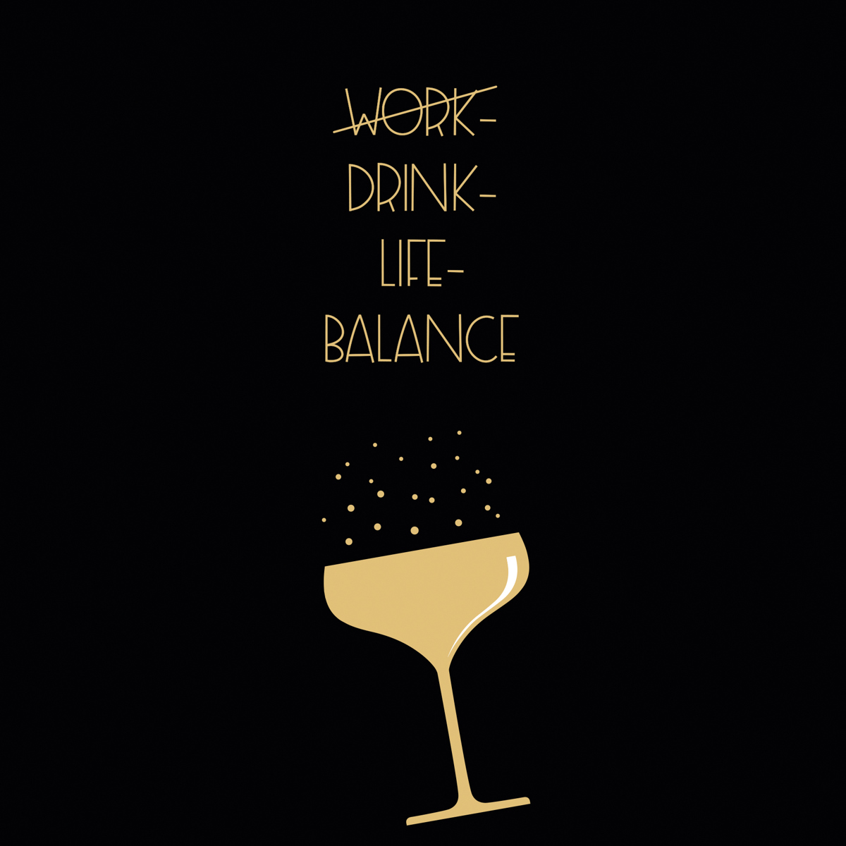 Drink-Life-Balance Napkin 33x33