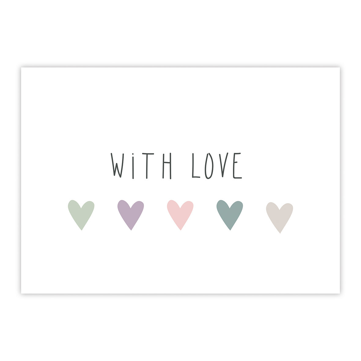 Heart Infusion Love Postcard Heart Infusion Love Postcard