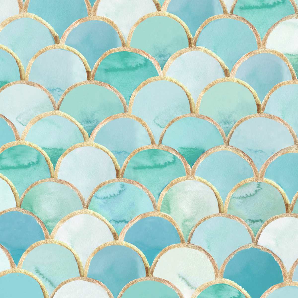 Art Déco turquoise Napkin 33x33 Art Déco turquoise Napkin 33x33