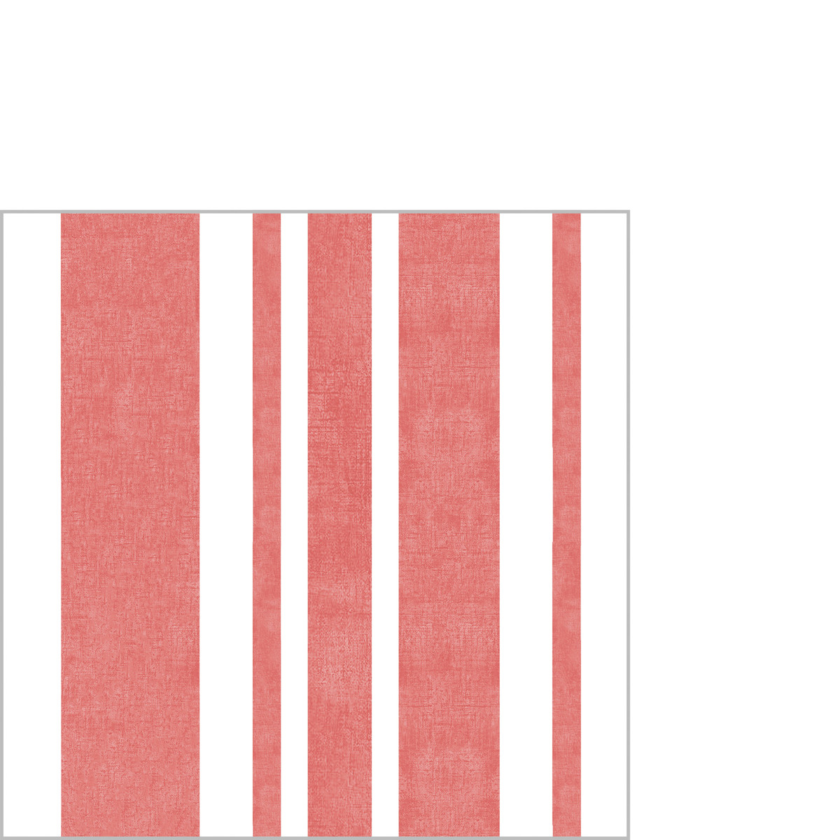 Stripes red Napkin 25x25