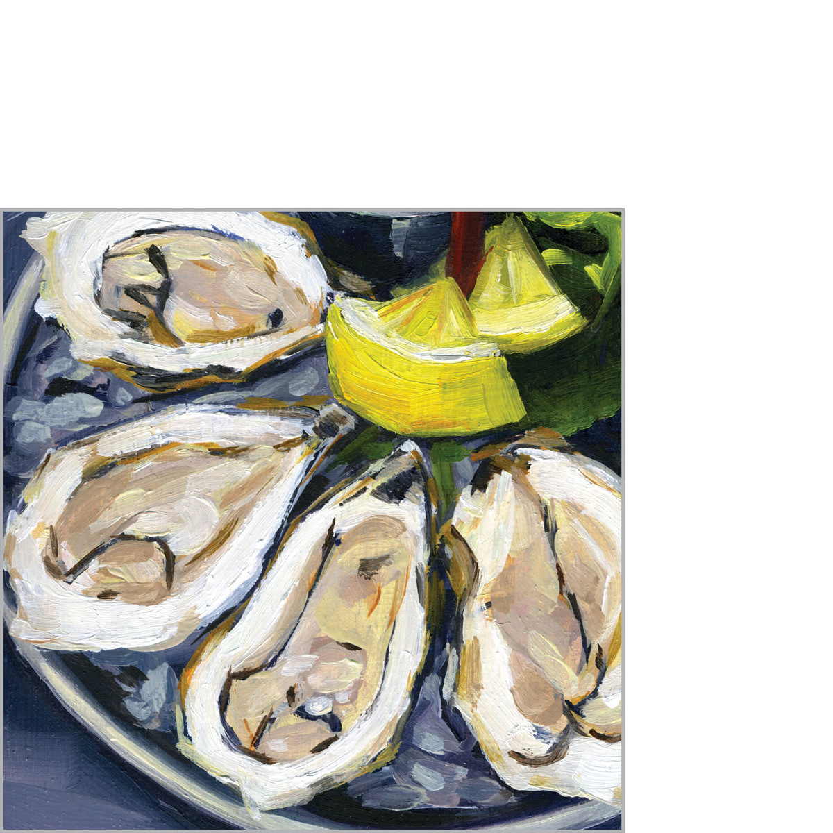 On the Halfshell Napkin 25x25