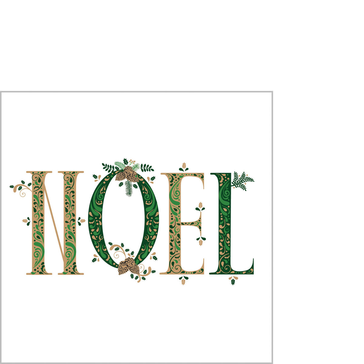 NOEL Napkin 25x25 NOEL Napkin 25x25