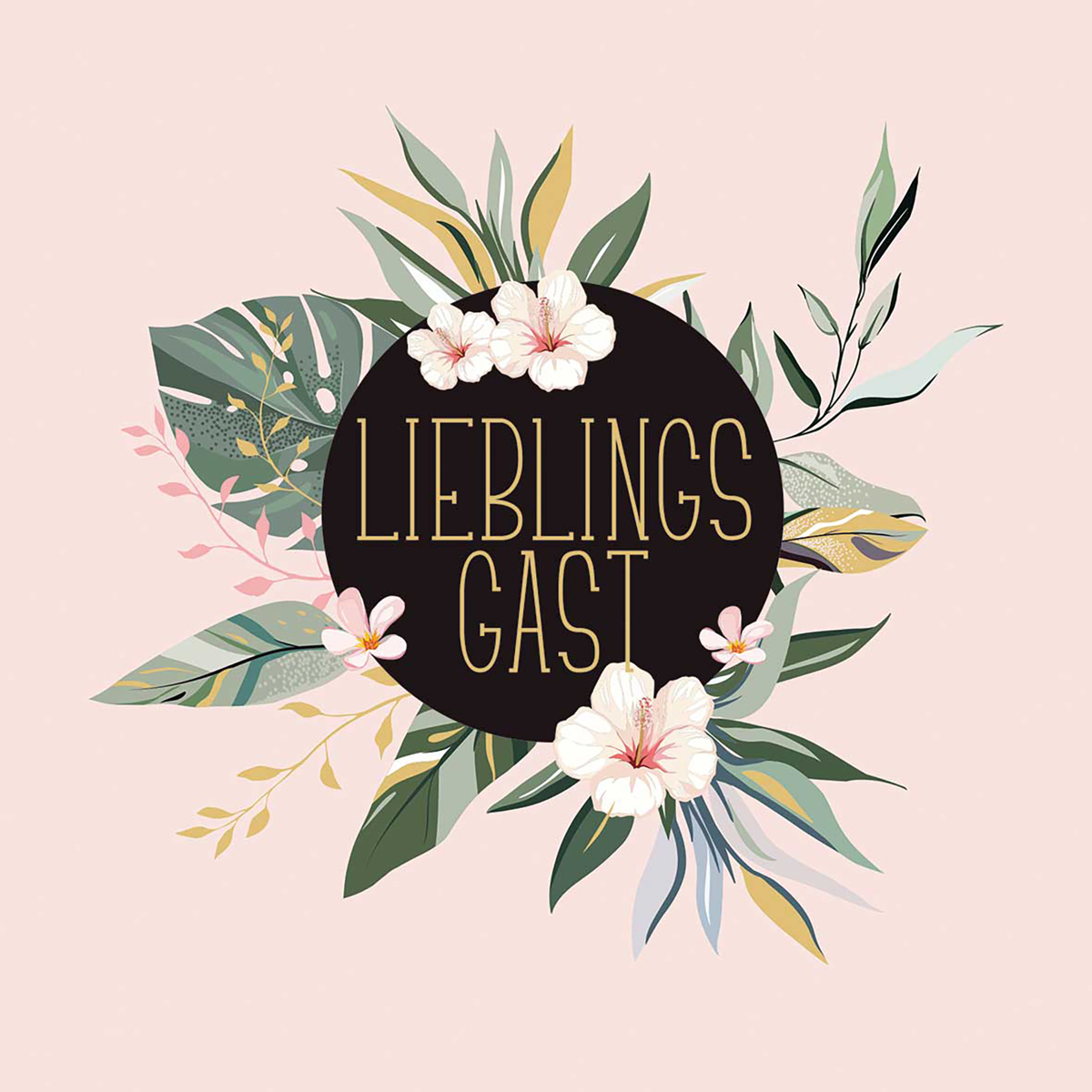 Lieblingsgast by Art Napkin 33x33 Lieblingsgast by Art Napkin 33x33