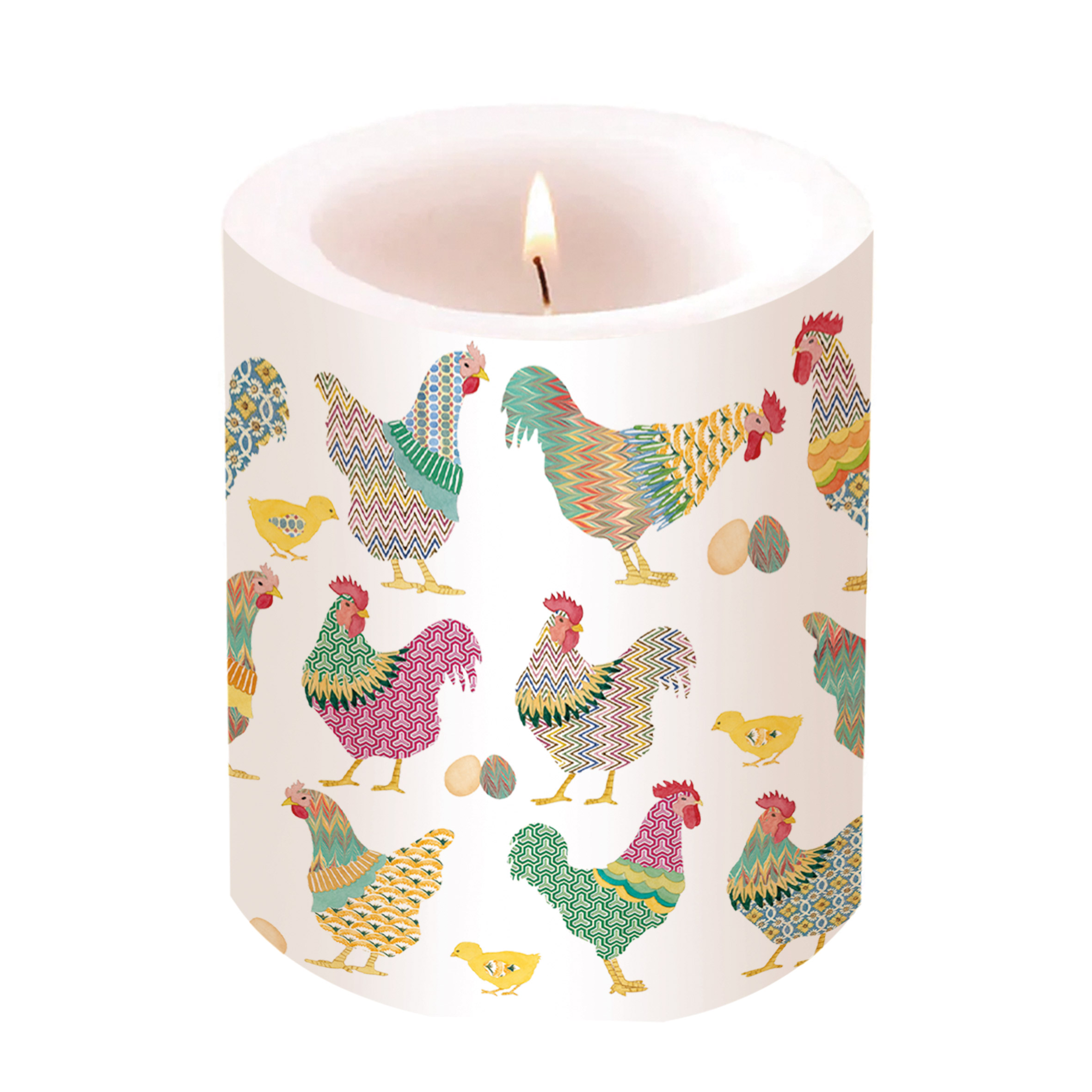 Galli e galline Candle large