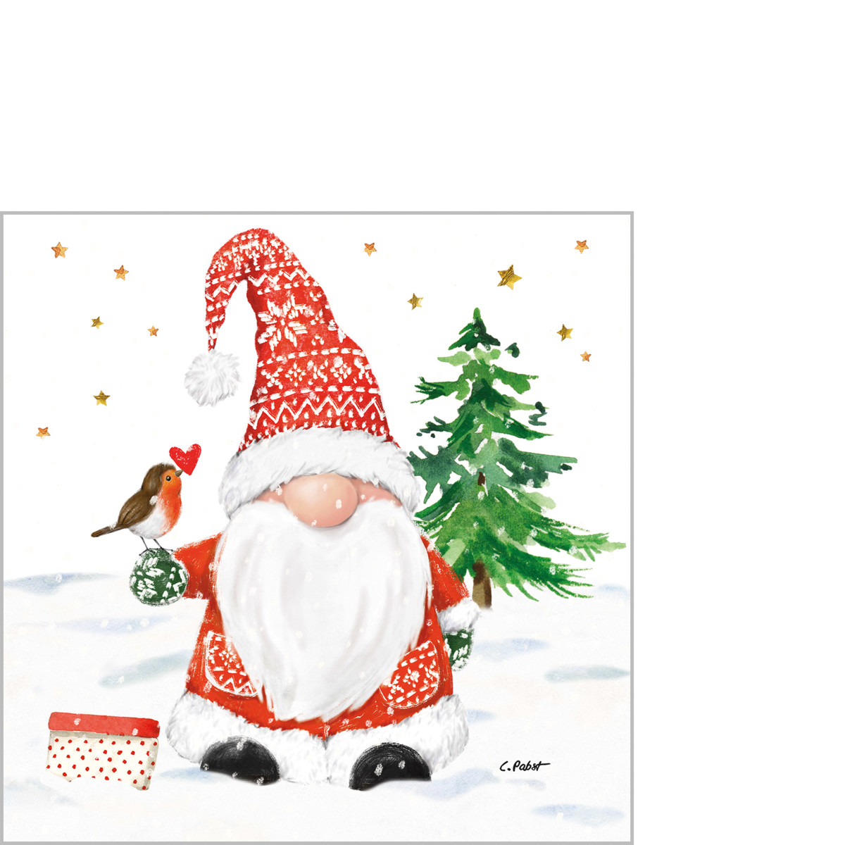 Christmas Buddy Napkin 25x25 Christmas Buddy Napkin 25x25
