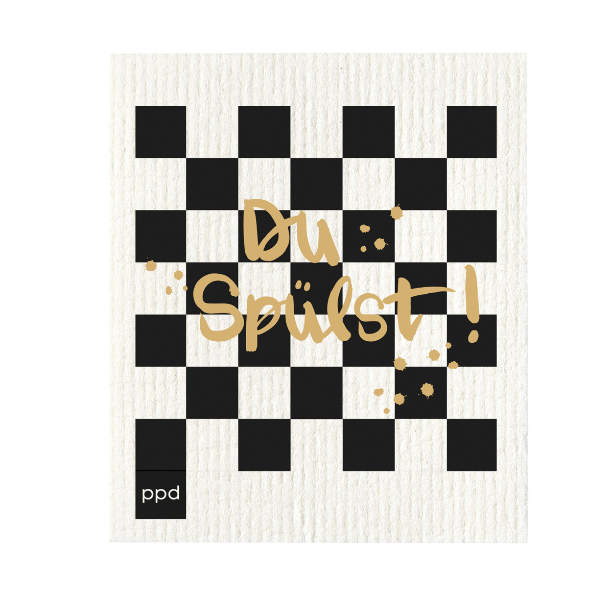 Du spülst! Schwammtuch