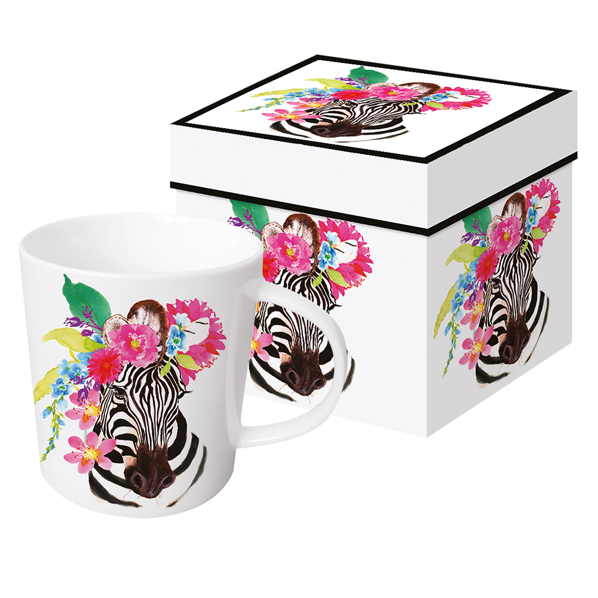 Trend Mug GB Flora Zebra