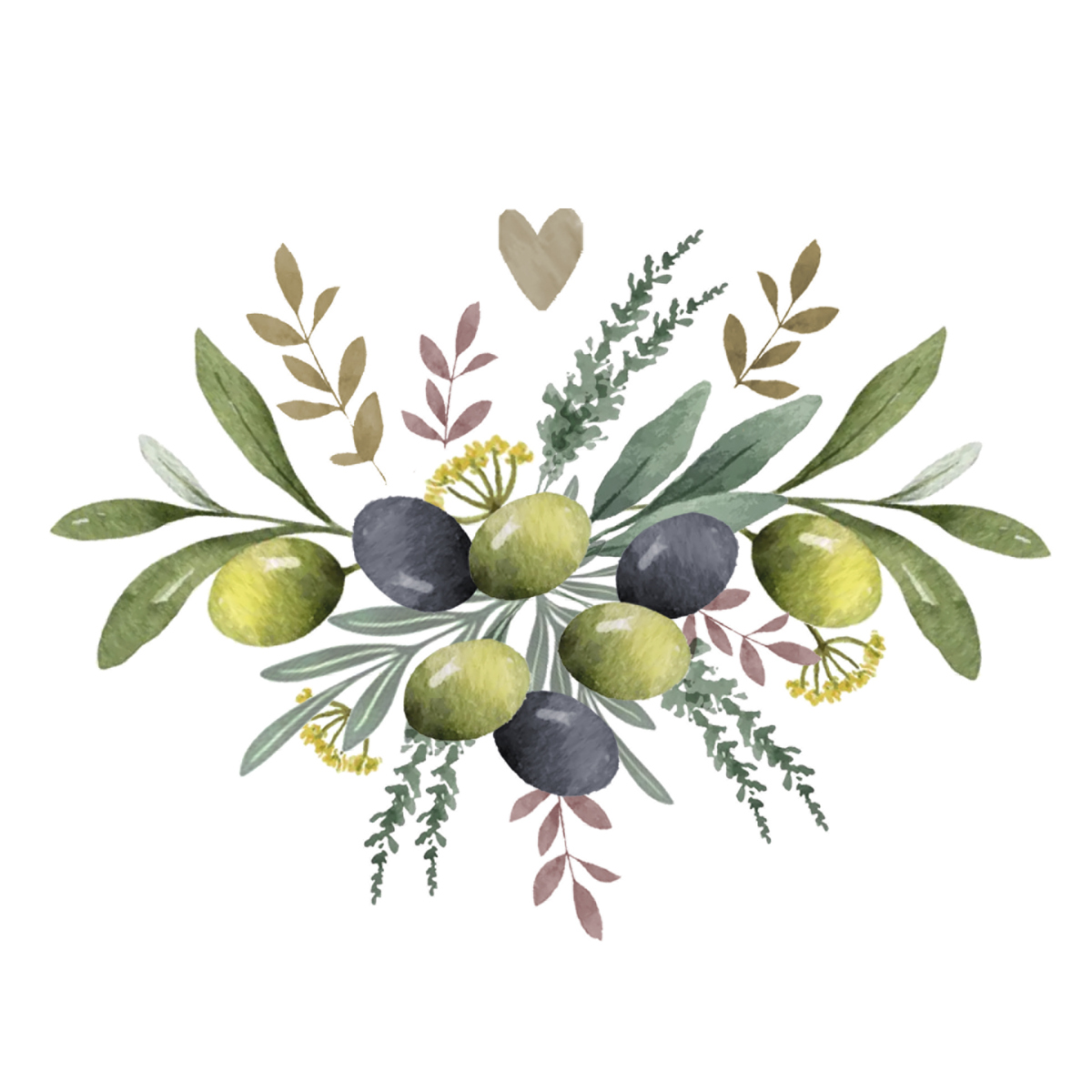 Olives & Herbs Napkin 33x33 Olives & Herbs Napkin 33x33
