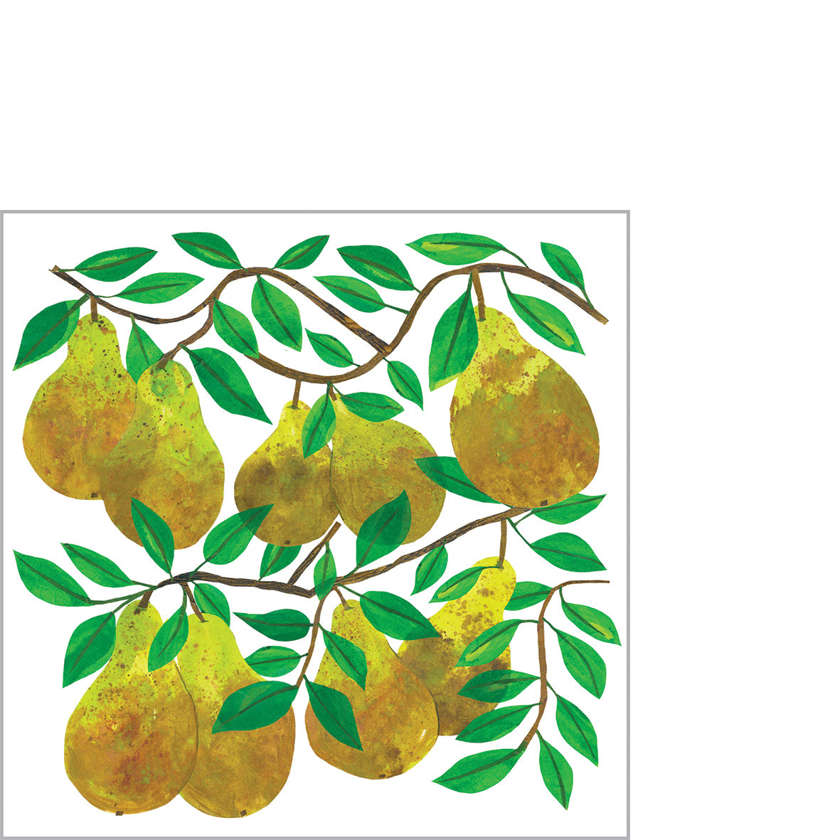 Tracey´s Pears Napkin 25x25