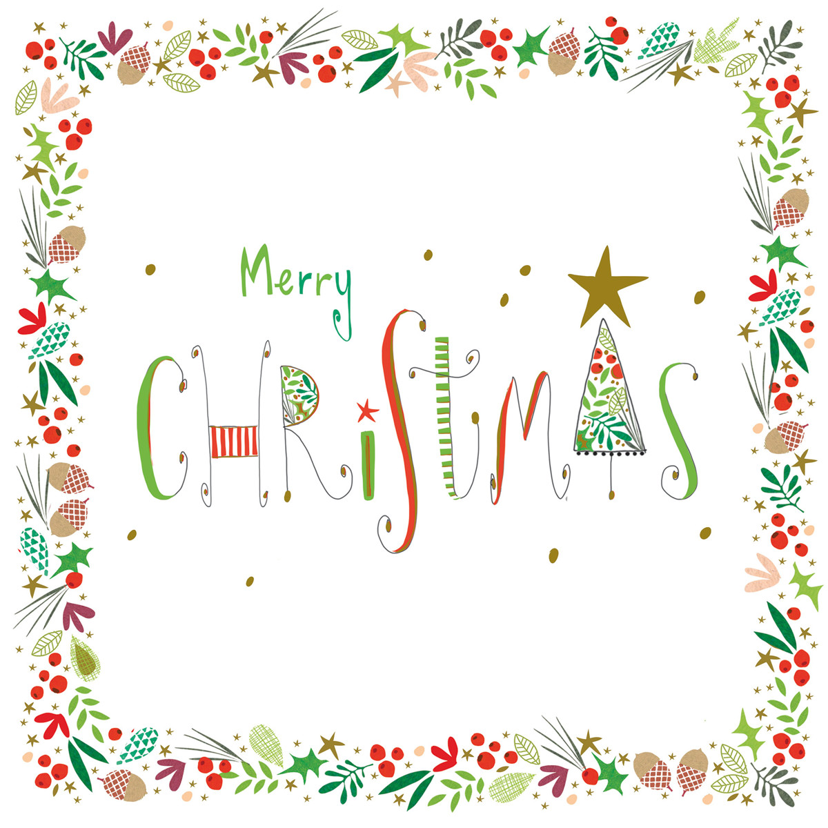 Christmas Greetings Napkin 33x33 Christmas Greetings Napkin 33x33