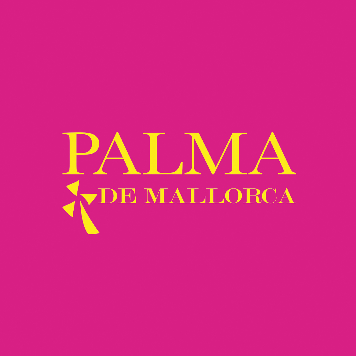 Happy Place Palma de Mallorca Napkin 25x25