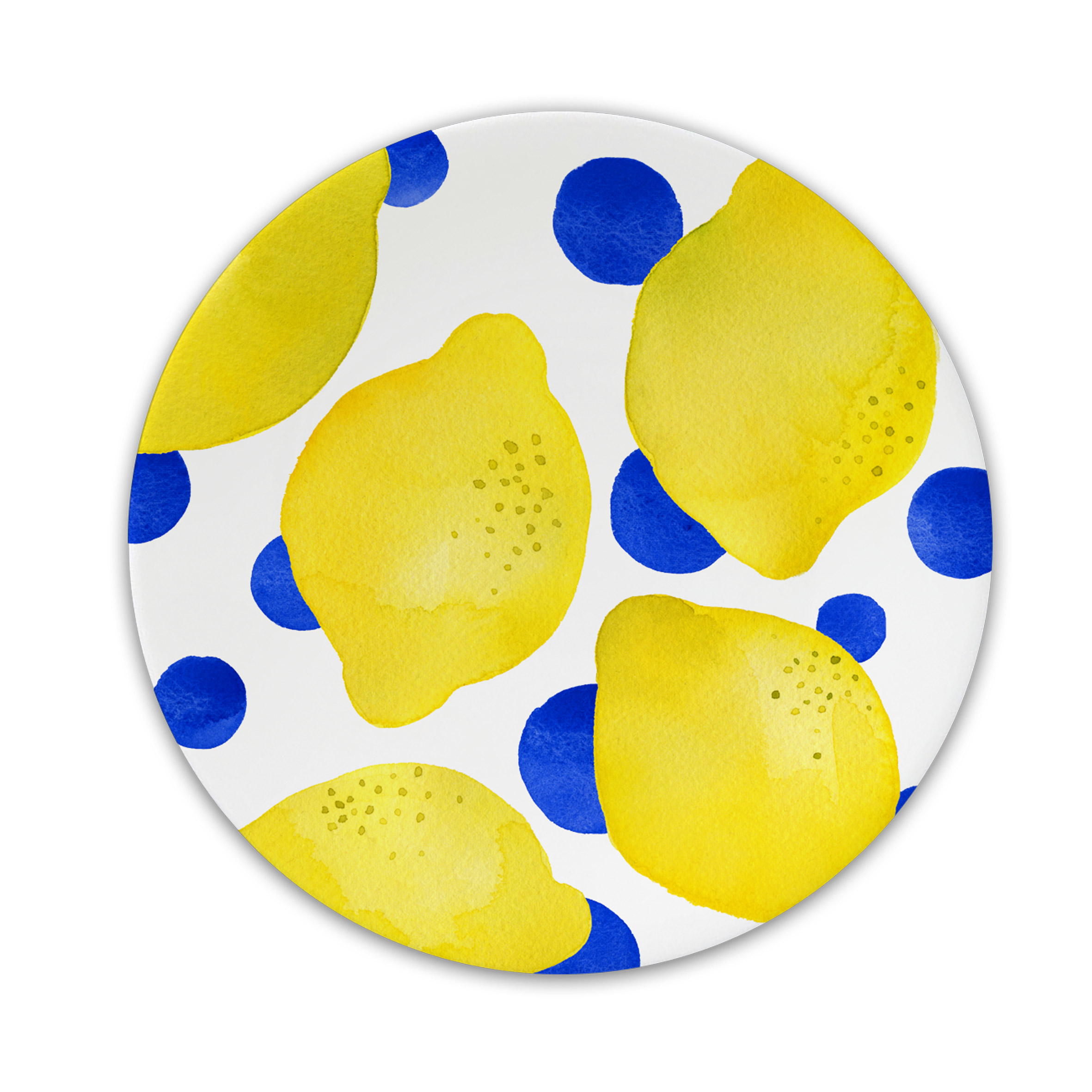 Lemon & Dots FBC Plate