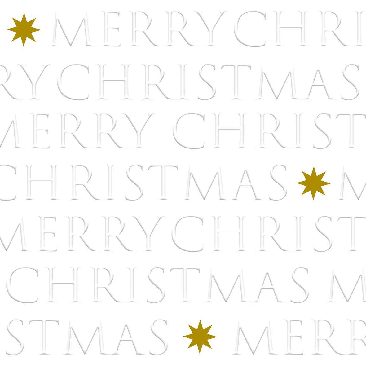 Christmas Letters pearl Napkin 33x33 relief Christmas Letters pearl Napkin 33x33 relief