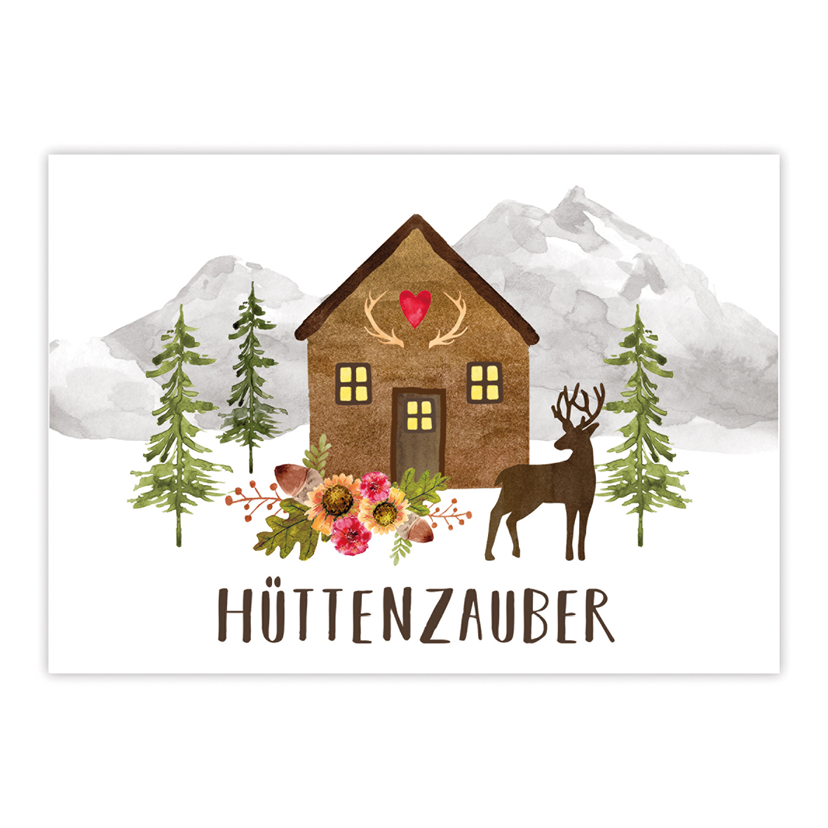 Huettenzauber Postcard Huettenzauber Postcard