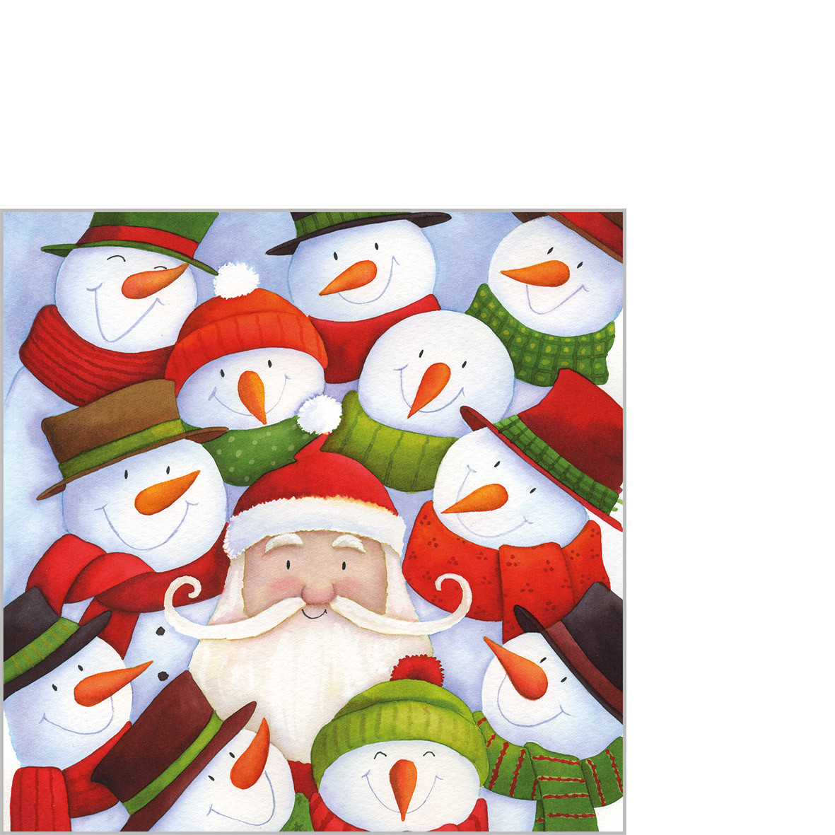Santa`s Circle Napkin 25x25