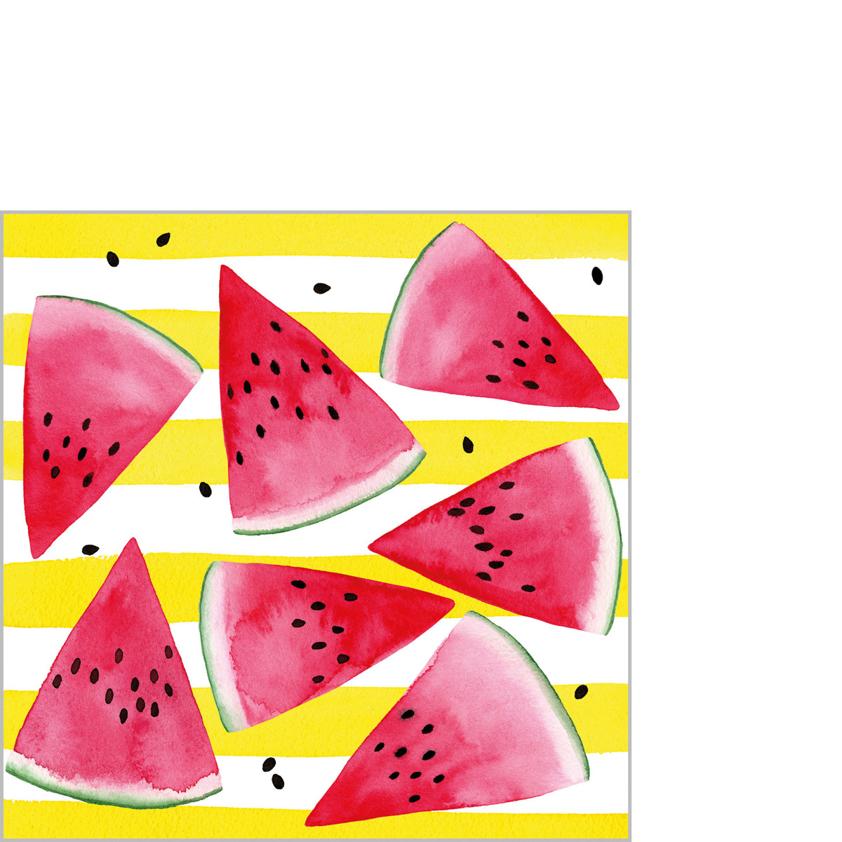 Melon & Stripe Napkin 25x25