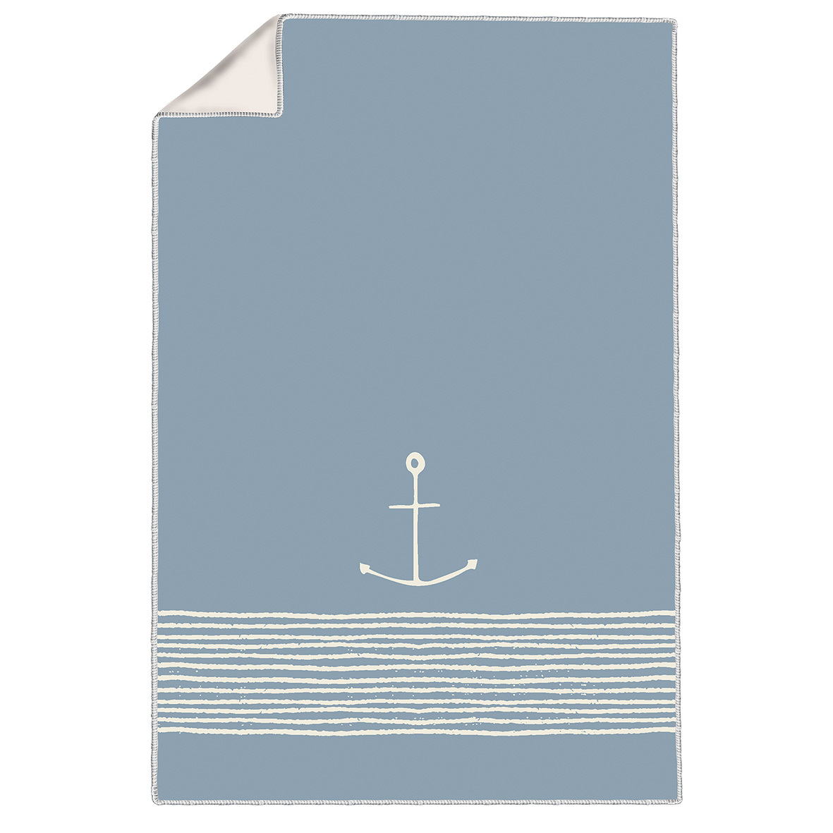 Pure Anchor blue  Blanket