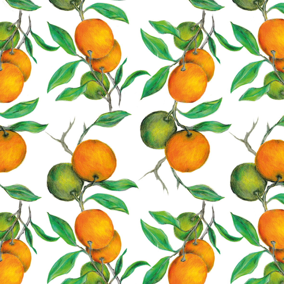 Beautiful Oranges Napkin 33x33