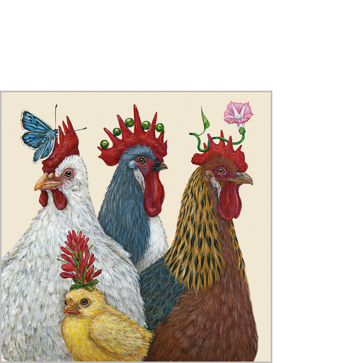 Party at the Coop Napkin 25x25