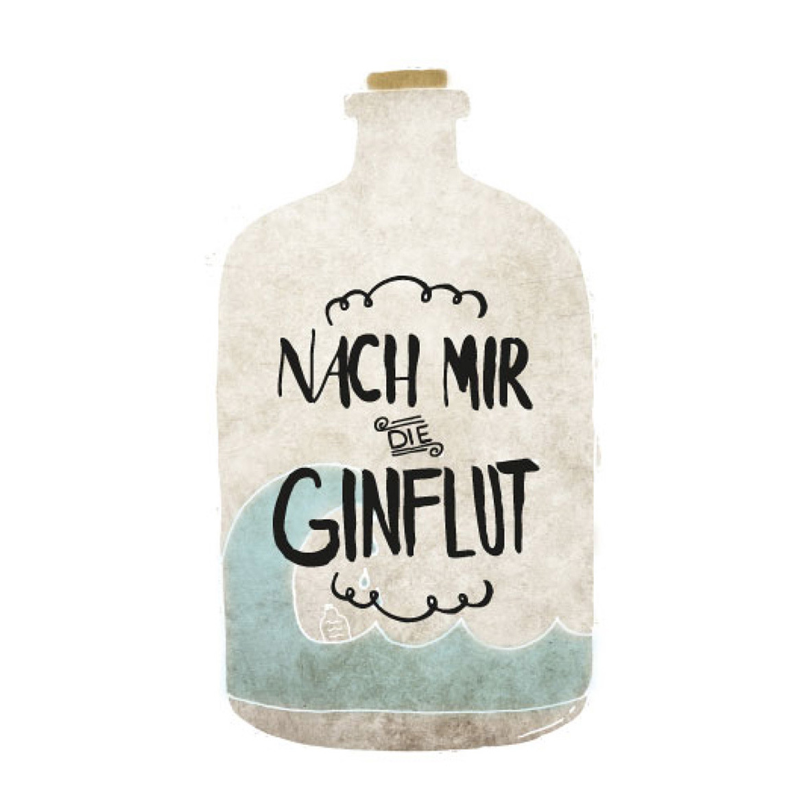 Ginflut 33x33 cm