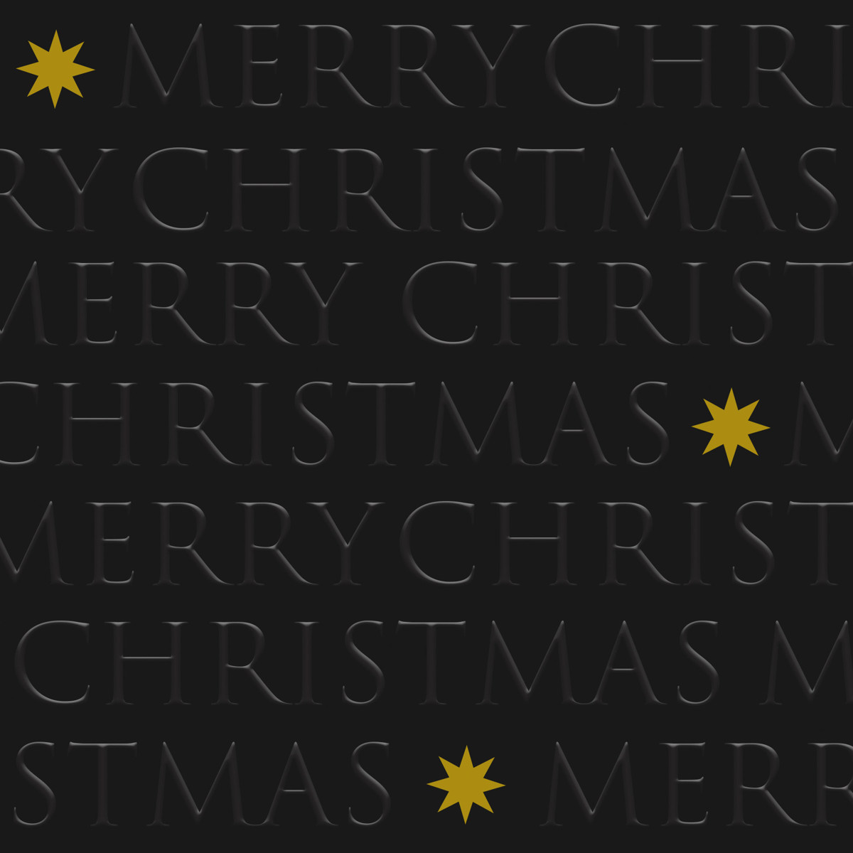 Christmas Letters black Napkin 33x33 Solid