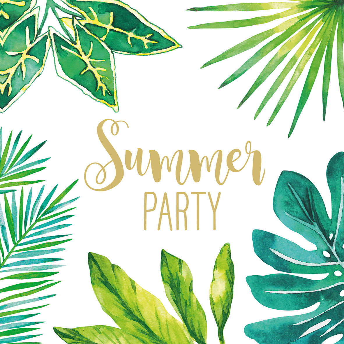 Jungle Summer Party 25x25 cm Jungle Summer Party 25x25 cm
