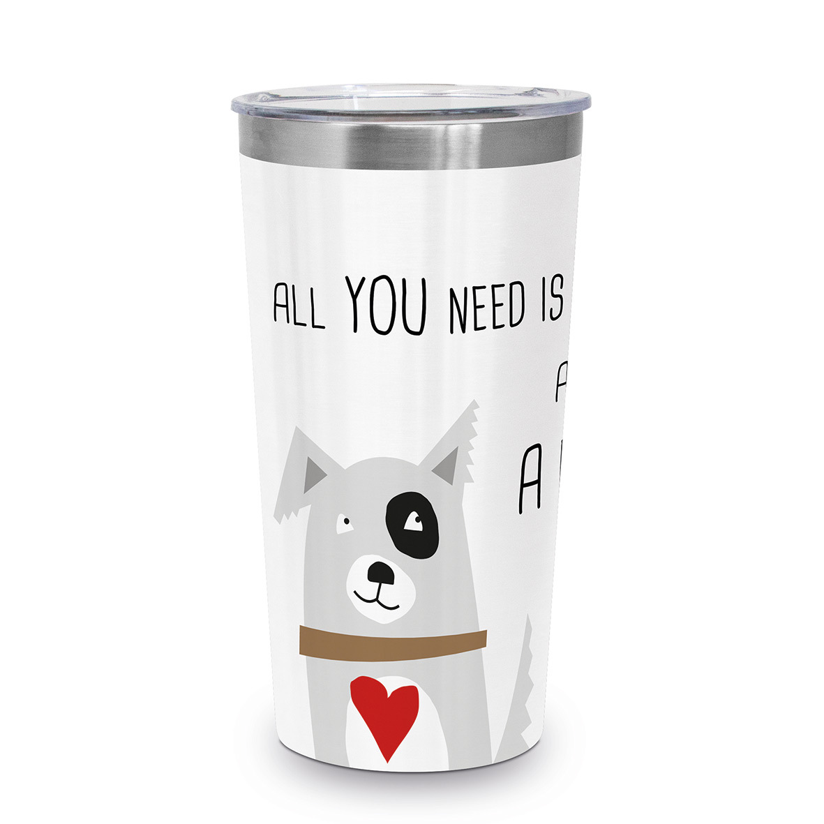 Love and Dog Travel Mug 0,43 Love and Dog Travel Mug 0,43