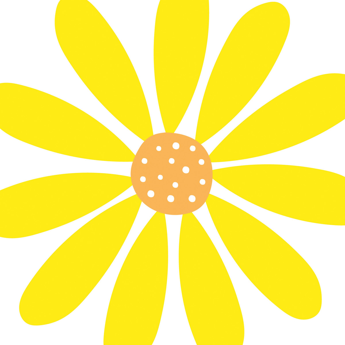 Happy Flower Sun Napkin 33x33