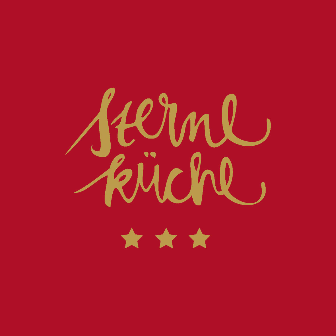 Sternekueche rot Napkin 33x33