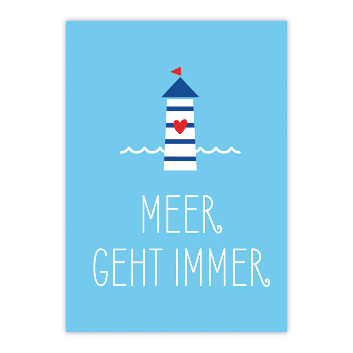 Meer geht immer Postcard