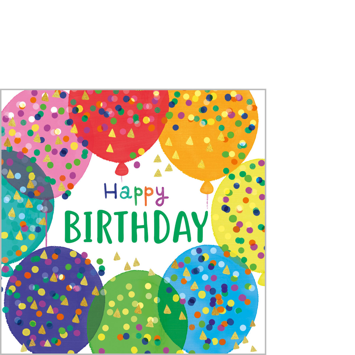 Balloon & Birthday Napkin 25x25 Balloon & Birthday Napkin 25x25