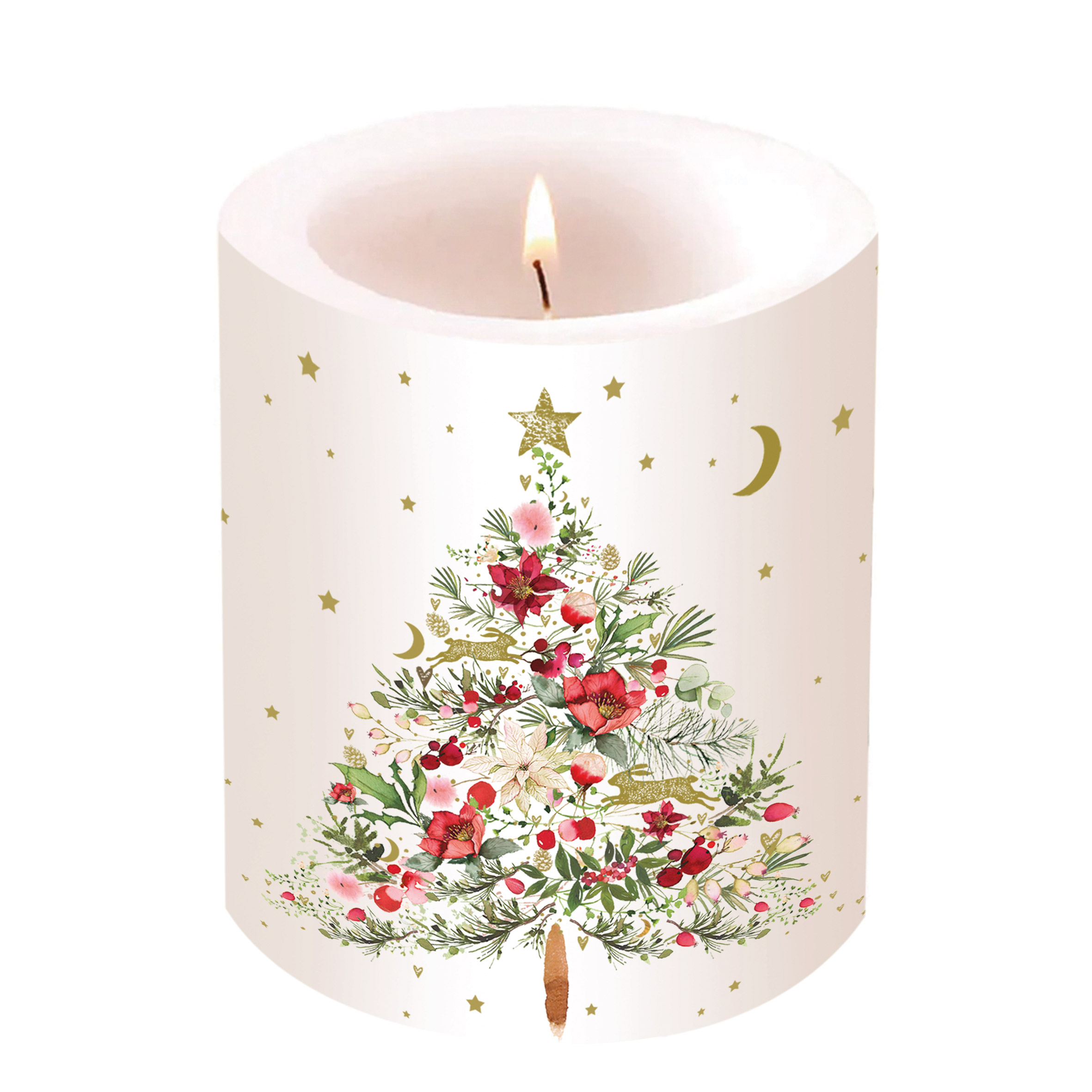 Beautiful Christmas Tree Candle large