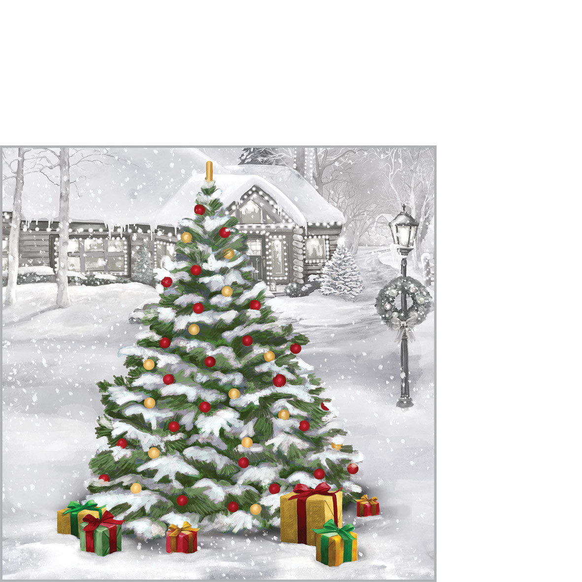 Tree Aglow Napkin 25x25
