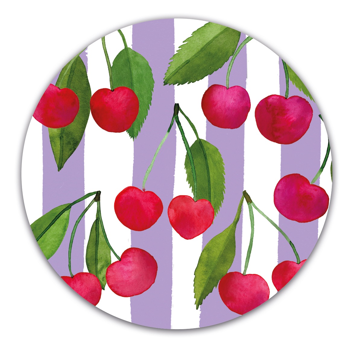 Cherry & Stripes FBC Plate