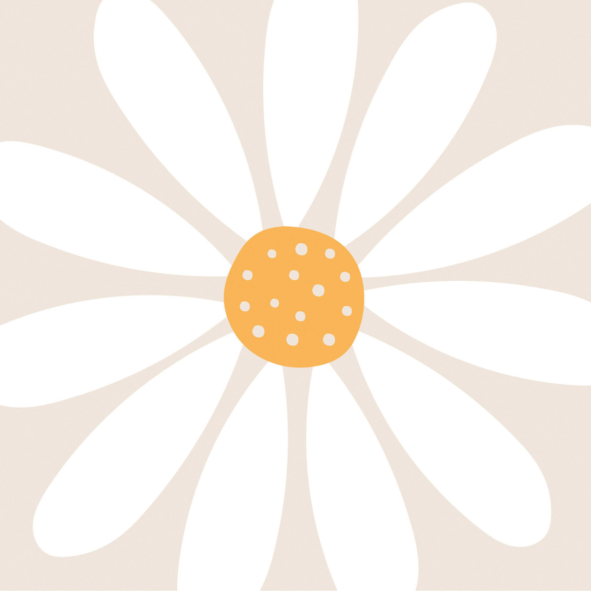 Happy Flower Napkin 33x33