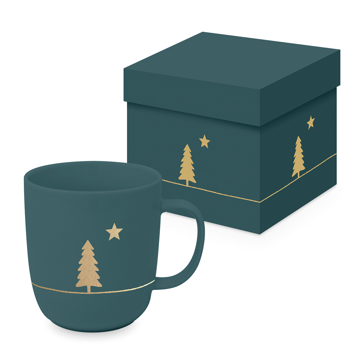 Pure Gold Tree forest Matte Mug GB Pure Gold Tree forest Matte Mug GB