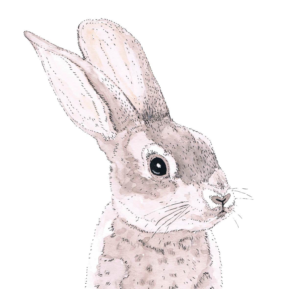 Rabbit Napkin 33x33