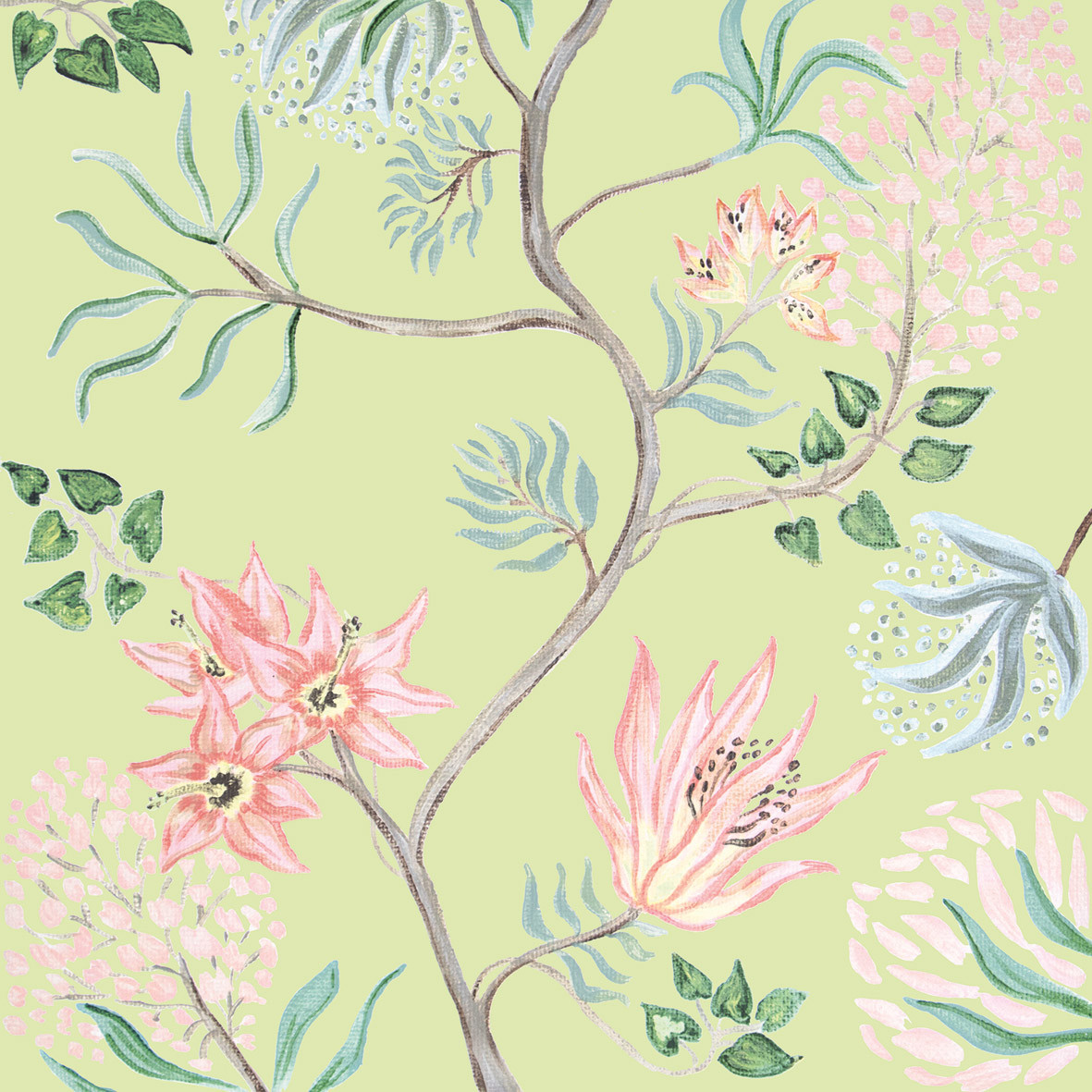 Fiore verte Napkin 33x33