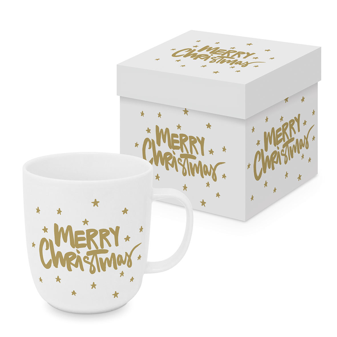 Merry Christmas gold Matte Mug GB
