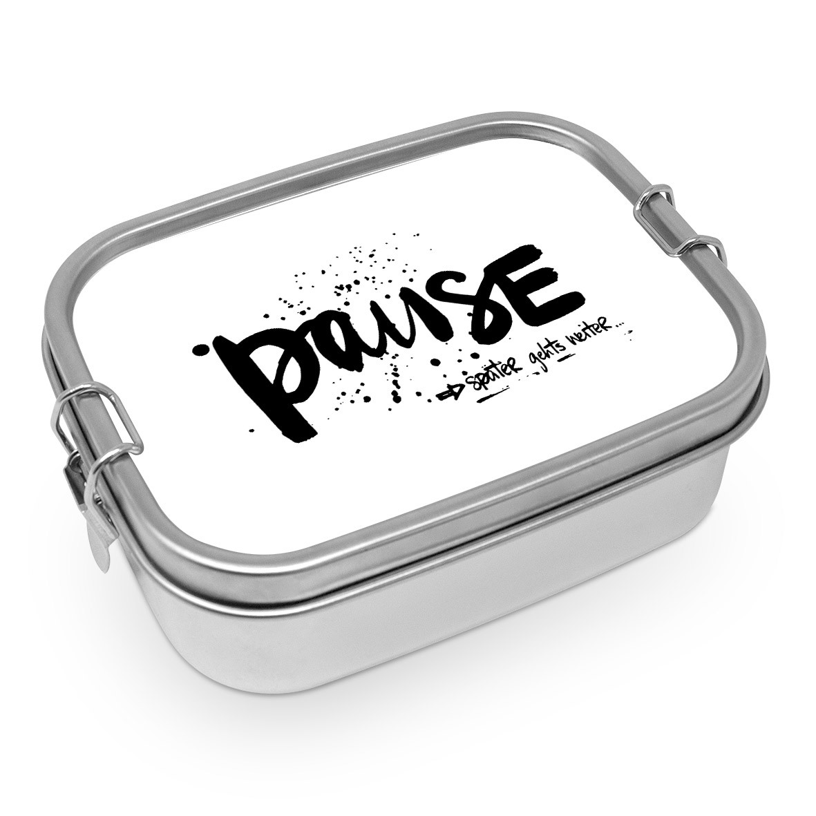 Pause Steel Lunch Box